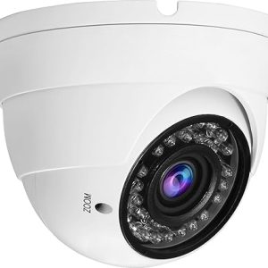 2MP HD 1080P 4-in-1 Dome Camera – TVI/AHD/CVI/CVBS Security for Indoor Use