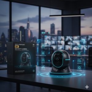 2025 Upgraded 4K Security Camera – Ultra HD Surveillance with Smart AI
