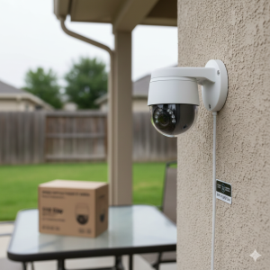 Wired 5MP PoE Turret IP Camera – Power over Ethernet for Easy Installation